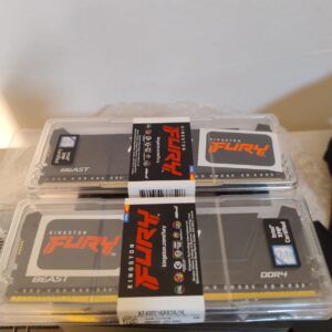 Memoria Ram Kingston Ddr4 32gb 2x16 3200mhz Rgb Fury Beast USADA como nueva
